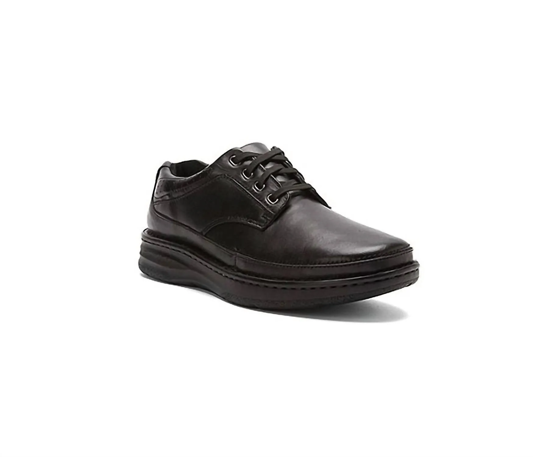 Men's Toledo Oxford Shoes In Black Calf Stylish Commuter