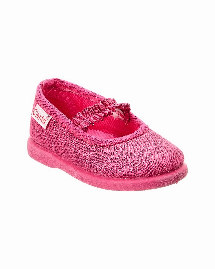 Cienta Glitter Canvas Slip-On Outdoor Fit