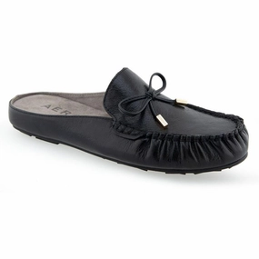 Easy Beach Slip Slip Resistant Outsole Cody Womens Bow Leather Slide Slippers