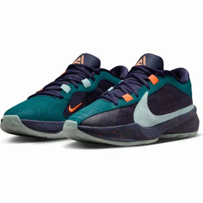 Nike Air Zoom Giannis Freak 5 DX4985-300 Men's 10 Teal Basketball Shoes RHS4171 Sports - specific