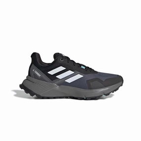 adidas - Women's Terrex Soulstride Trail Running Shoes (FY9256) running in a truss bridge area shoes water - proof