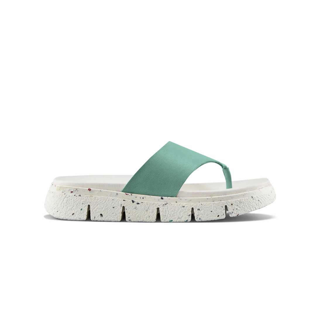 Versatile Comfort Cougar - Women's Ponyo Luxmotion Leather Thong Sandals (PONYO-TURQ)