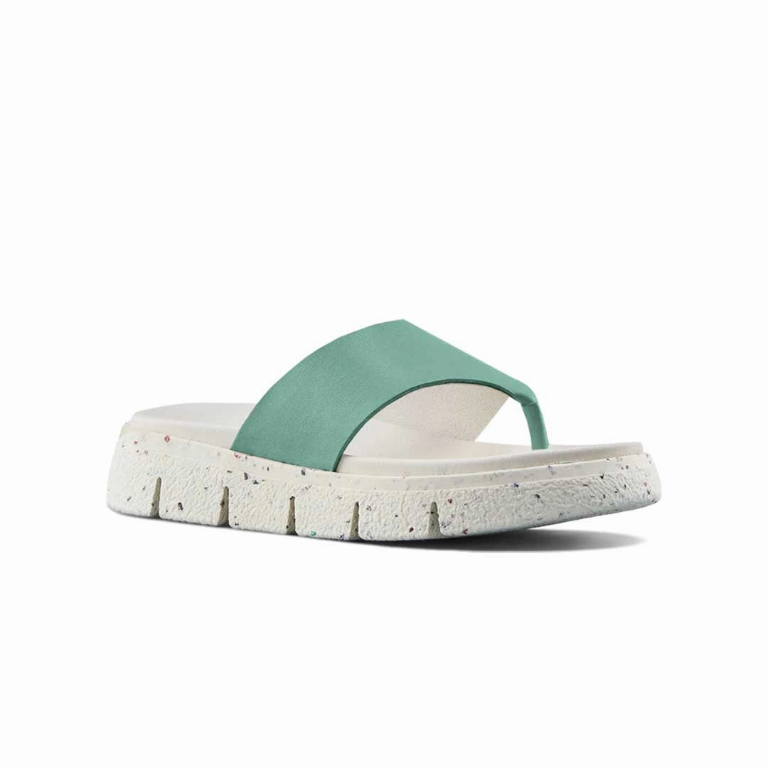Cougar - Women's Ponyo Luxmotion Leather Thong Sandals (PONYO-TURQ) All Purpose