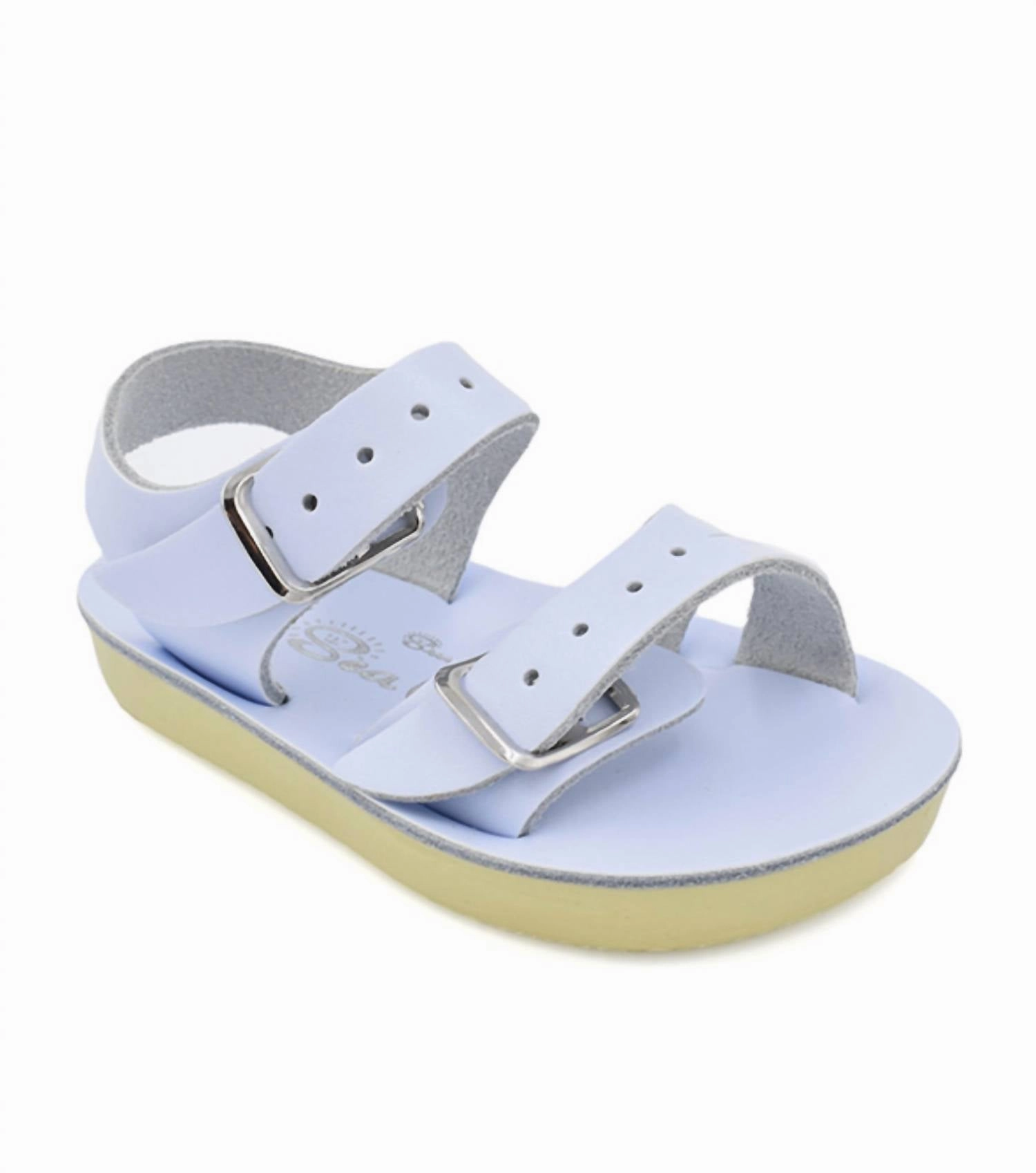Kids Surfer Sandal In Light Blue Flexible Vacation Shoes