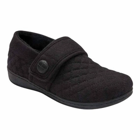 Quick Walk Jackie Terry Cloth Slipper In Black