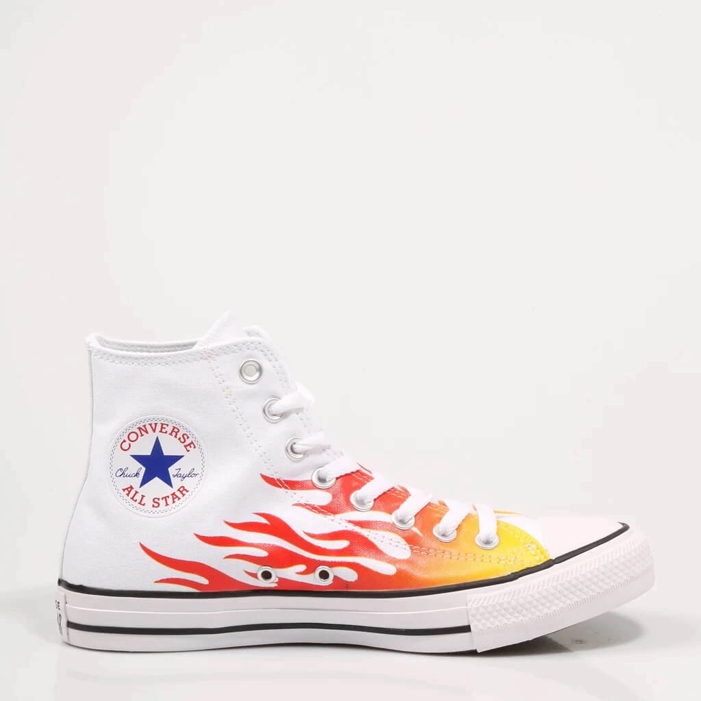 Converse Chuck Taylor All Star Men's High Archive Print White Hi Shoes indoor - only shoes