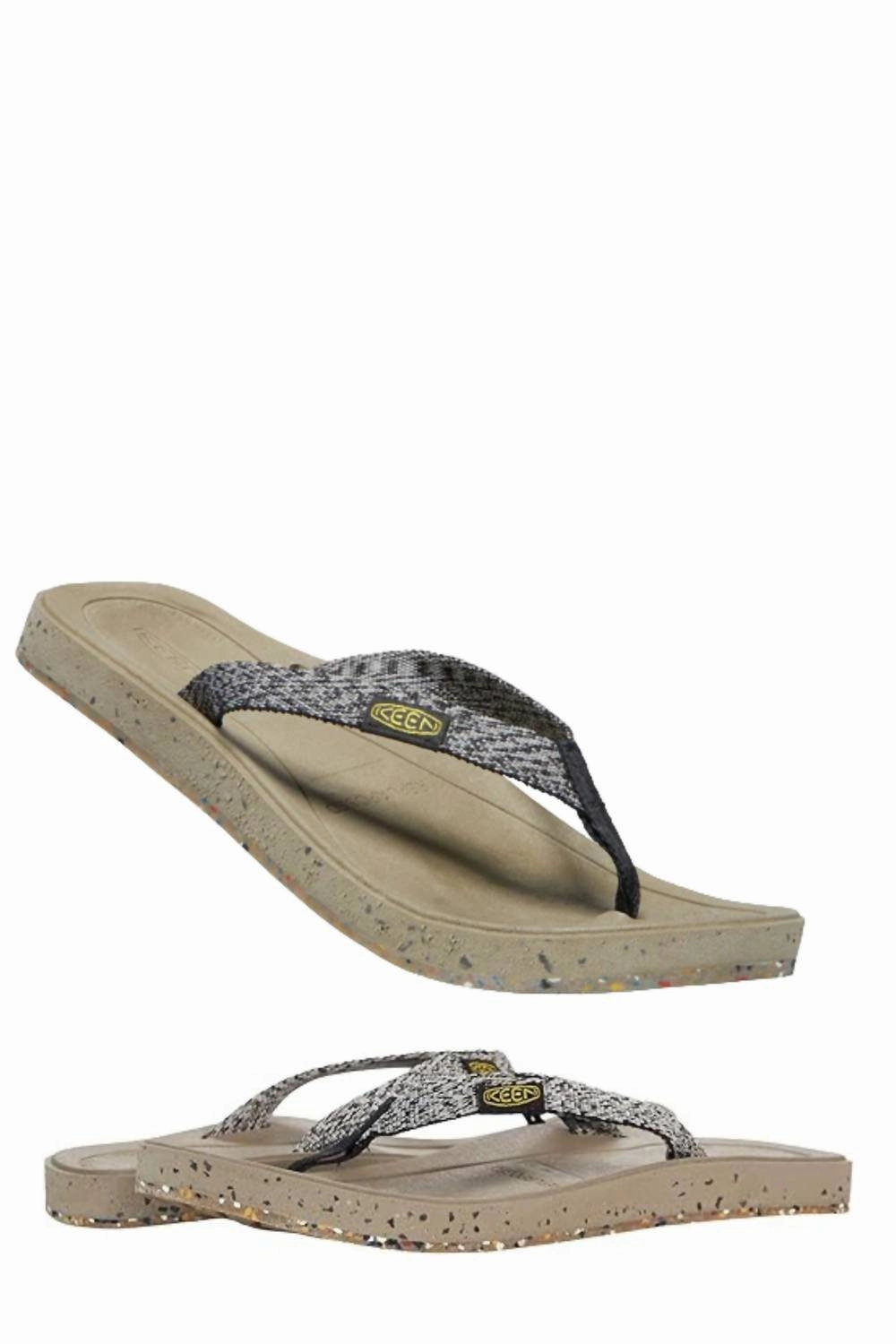 Stretchable Women's Harvest Flip Sandals In Black/multi