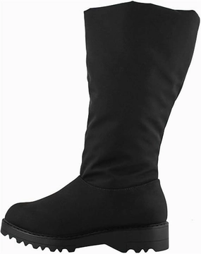 Knit Top Weekend Escape Women's Gale Mid Calf Winter Boot In Black