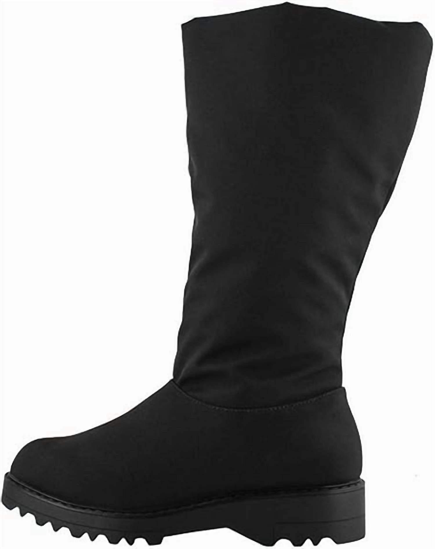 Knit Top Weekend Escape Women's Gale Mid Calf Winter Boot In Black