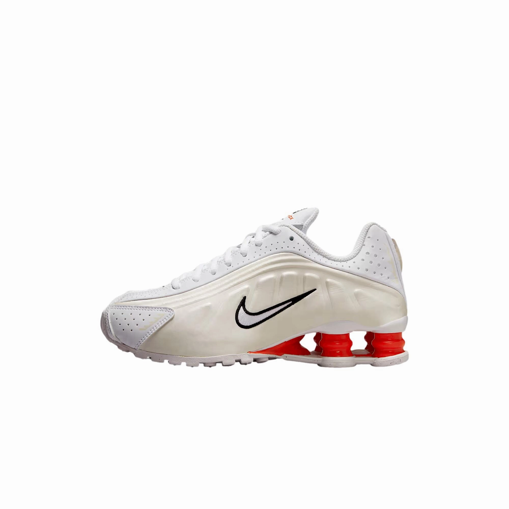 Active Look Nike Shox R4 White / White - Phantom  CW2626-102 Grade-School