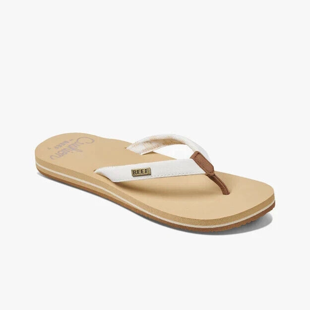 Reef Cushion RF0A3YOW.CLD Slippers Womens US 9 Sand Cloud Slip-On Comfort ERK453 (White,9) Quick Sandal