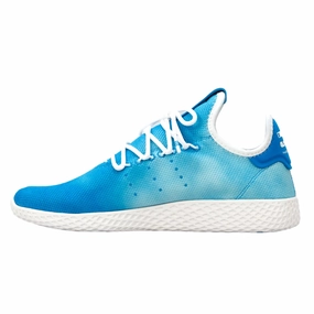 LightweightMaterial running with a fitness tracker Adidas Pharrell Williams Tennis Hu Bright Blue/Footwear White-Footwear White  DA9618 Men's