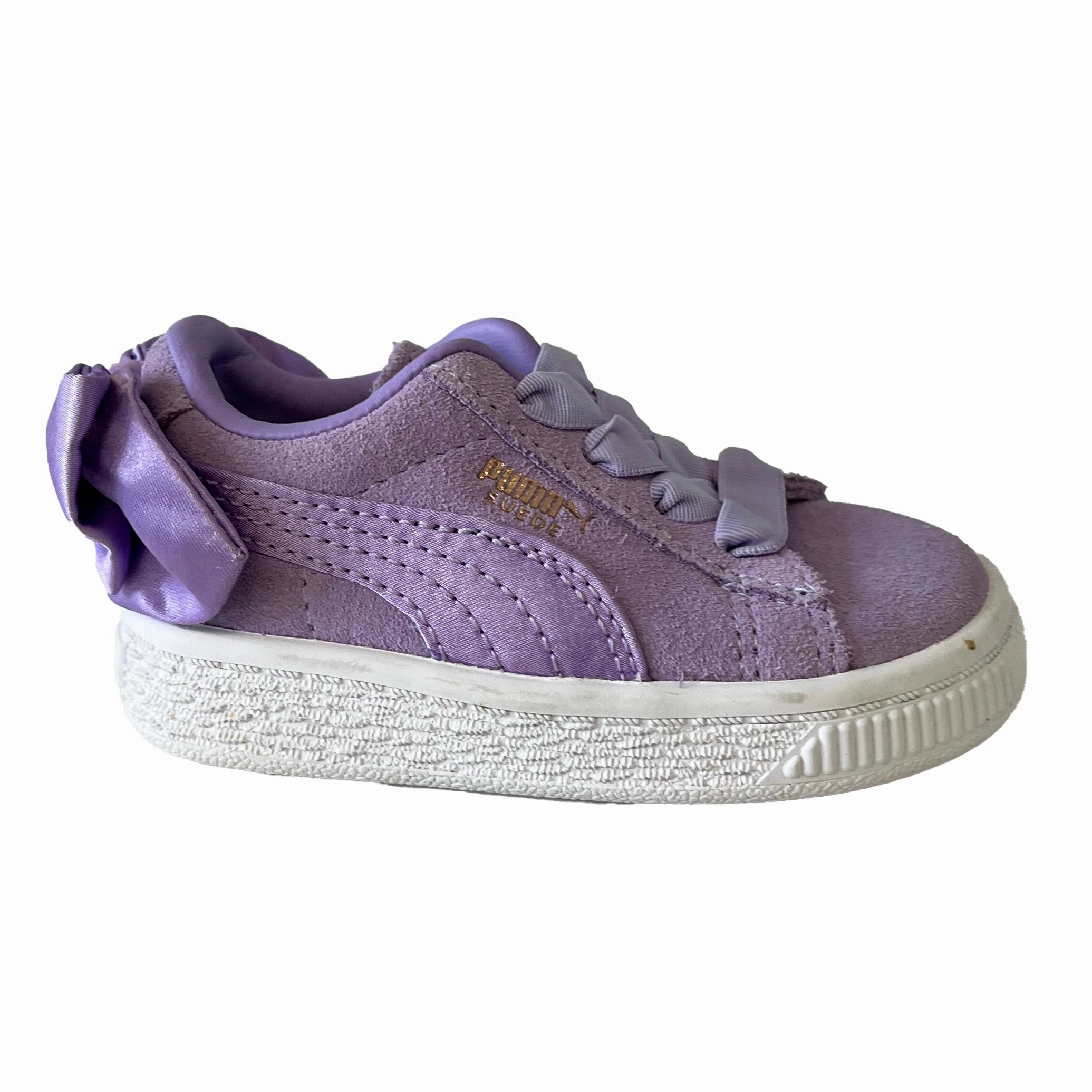 Puma Girls Purple Sneakers Wave Run