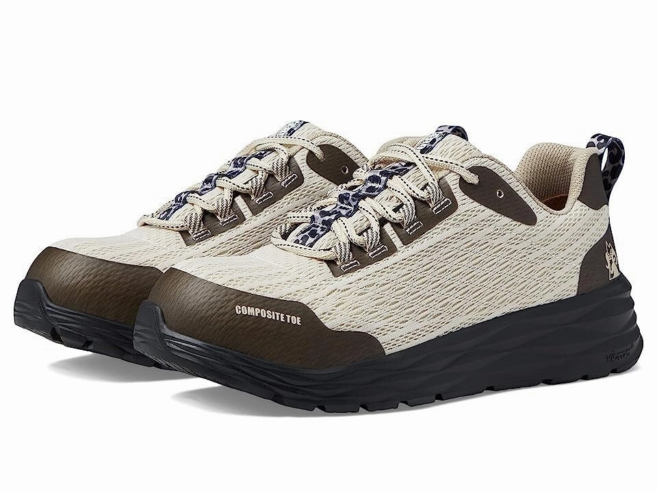 interval training running wear running for stress relief shoes Rocky SR Athletix RKK423ZA Sneakers Women's Taupe Nano Comp Toe Work Shoes Rock8 (Ivory,8 (Women's))