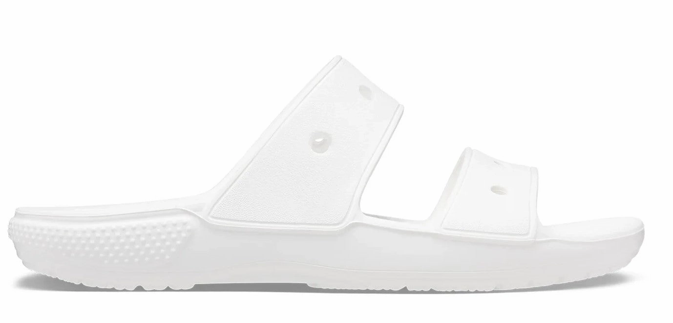 Crocs Unisex Classic Sandal - White Walking Ease Soft Cushioning