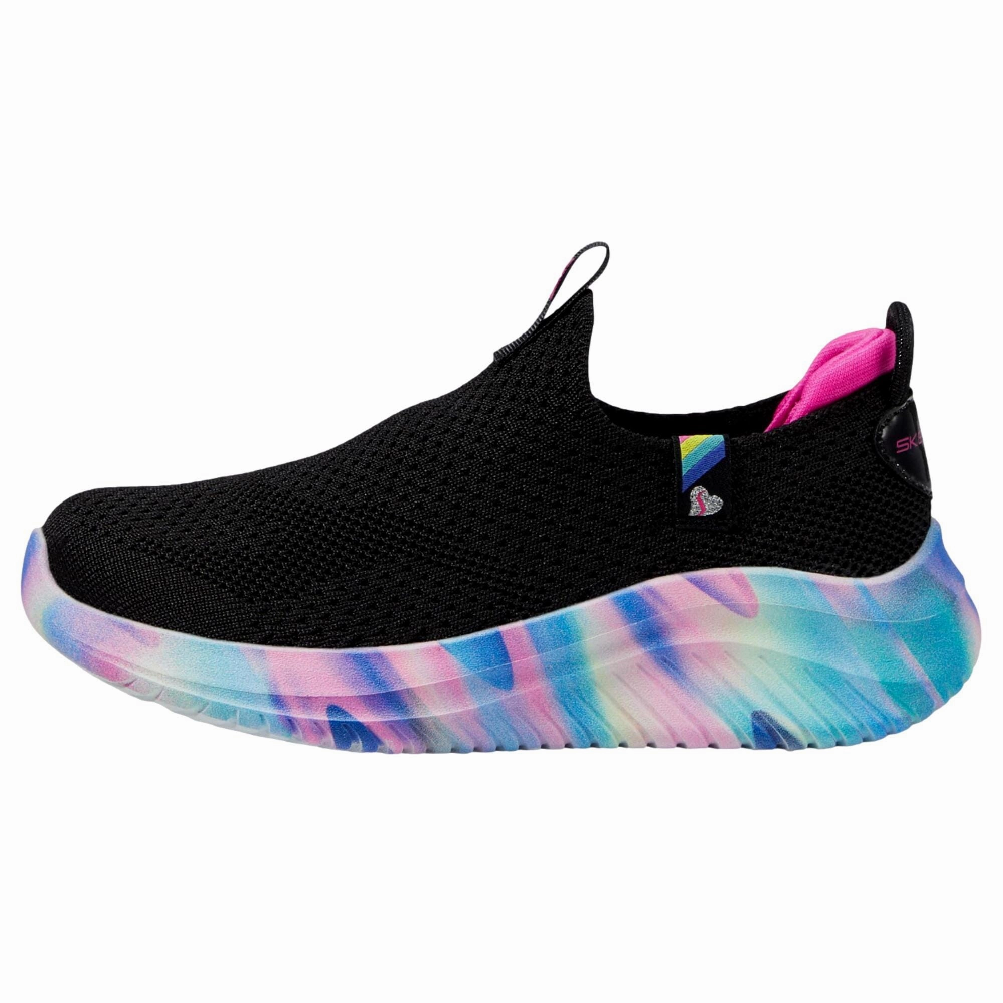 Skechers Ultra Flex 3.0 Black / Multi  303807L-BKMT Pre-School Foot Freedom Sporty Comfort