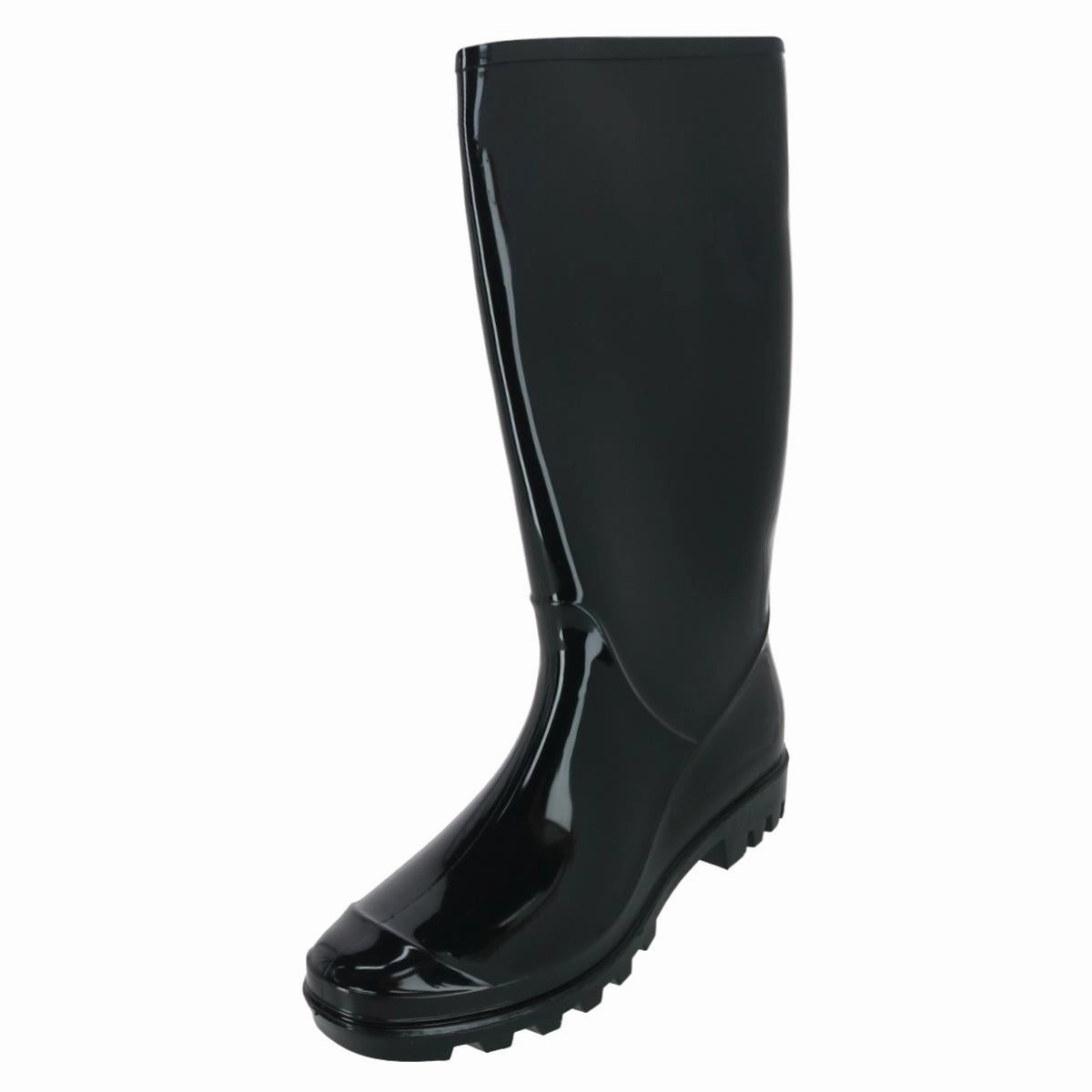Heavy Trail Women's Solid Color Water Resistant Rain Boots