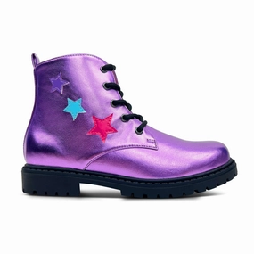 Deep Grooves Rugged Built Rainy Day Commuter Miss Christie Boot in Lavender - Kids