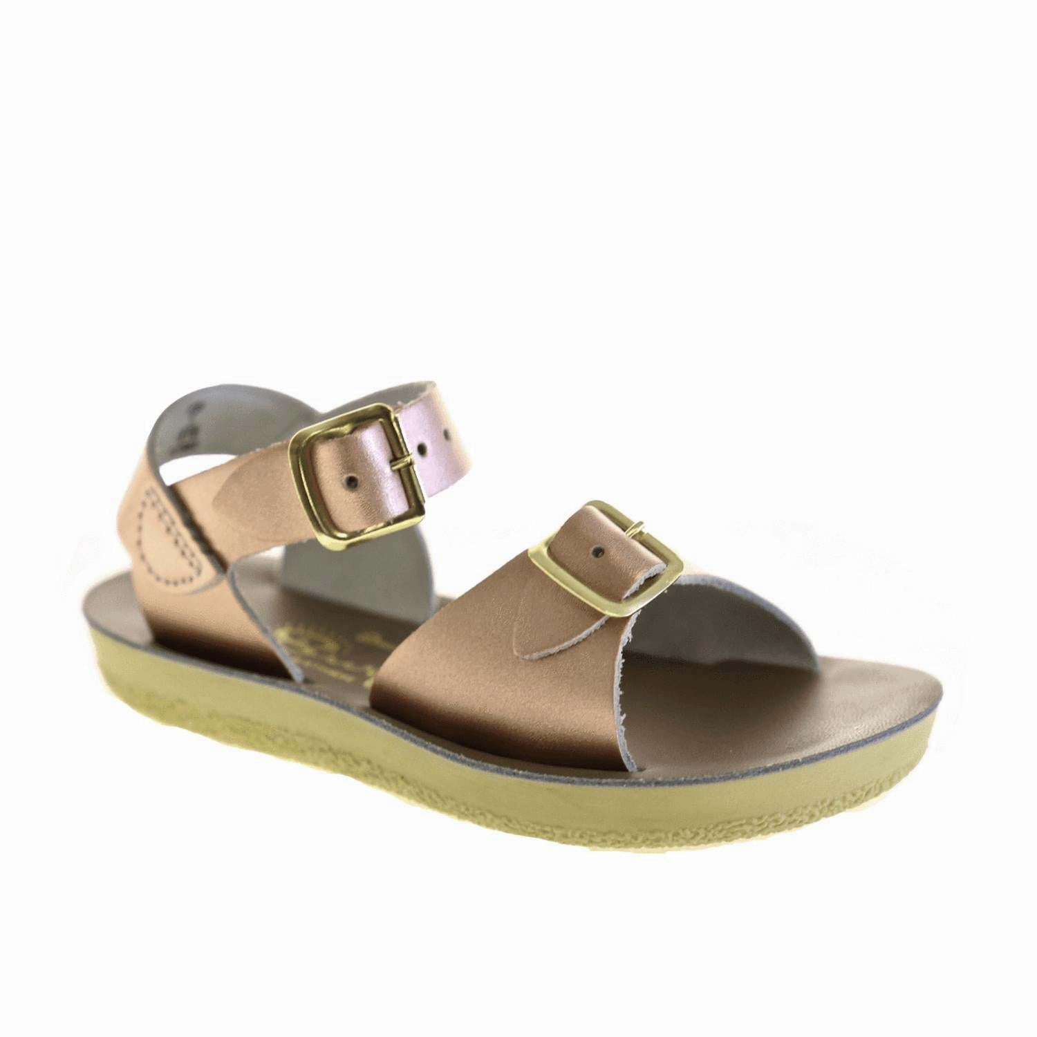 Slip Away Kids Surfer Sandal In Rose Gold