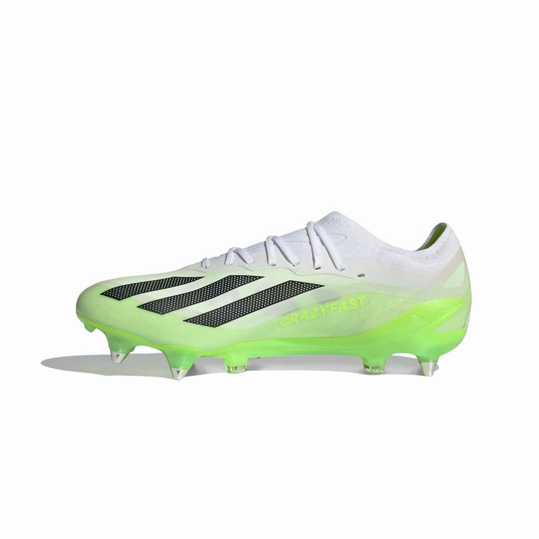 adidas - Unisex X Crazyfast.1 Soft Ground Soccer Cleats (IE6626) Speed Frame Game Precision