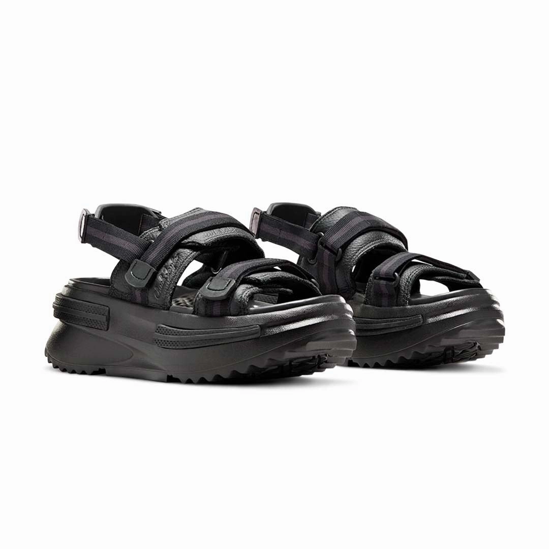 wedge Black Chic Converse - Unisex Run Star Utility Sandals (A06480C)