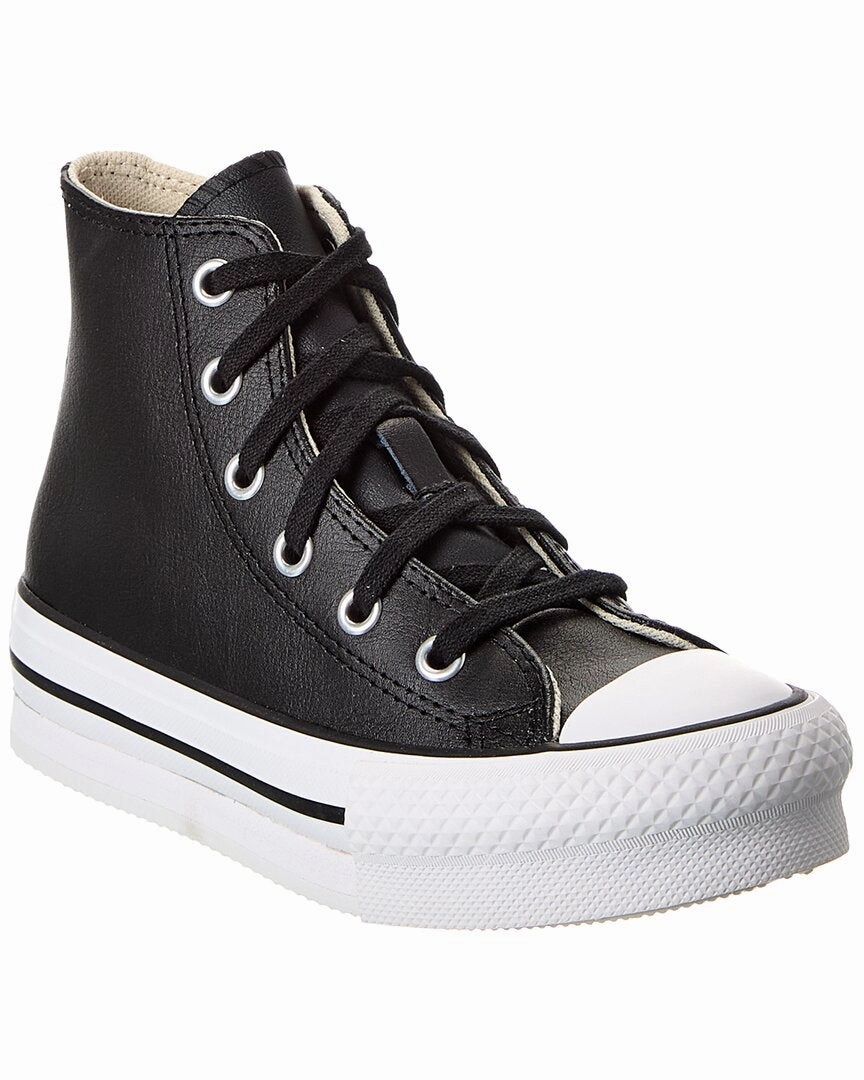 Walk-Ready Shoes Reinforced Seams Converse Chuck Taylor All Star Eva Lift Leather High-Top Sneaker