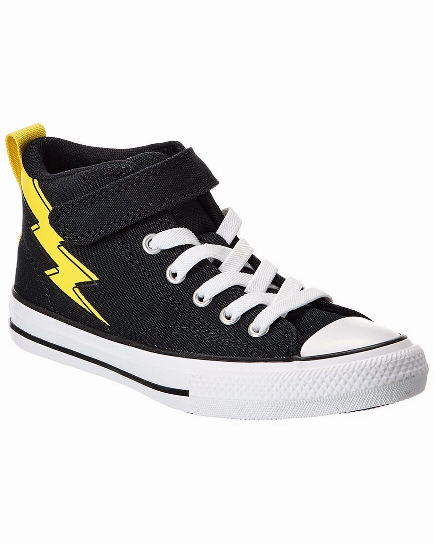 Child Run Converse Chuck Taylor All Star Malden Street Canvas Mid-Top Sneaker