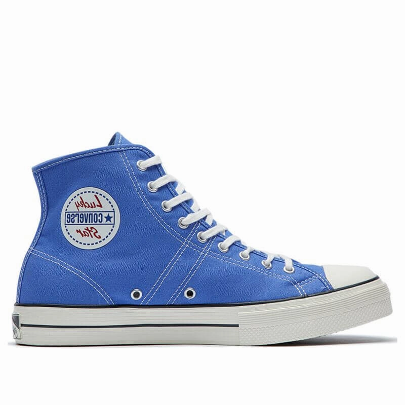 Energetic Converse Lucky Star   Ozone Blue Canvas High Top Sneakers