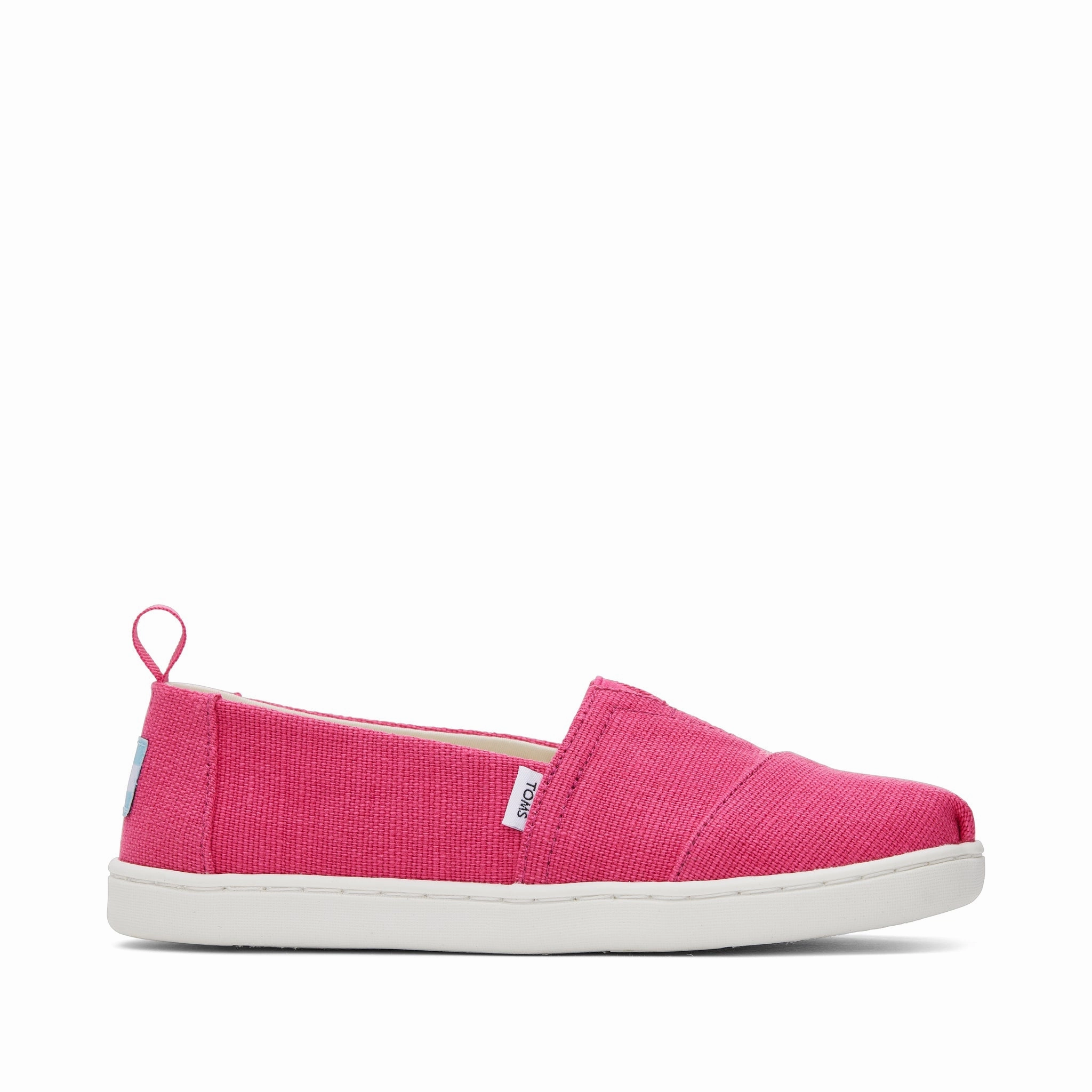 Youth Alpargata Pink Heritage Canvas Kids Shoe Foam Texture