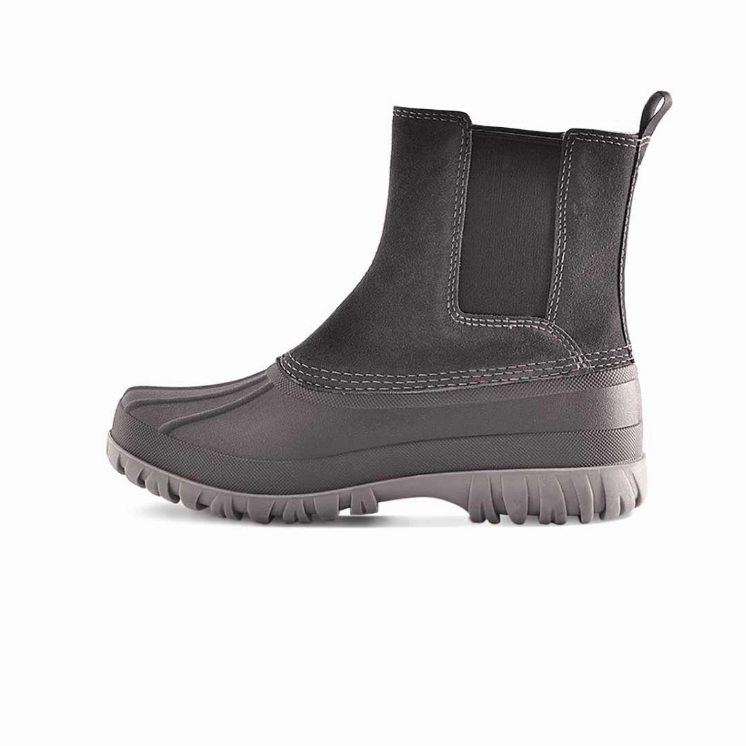 Grippy Outsole Rainy Day Commuter Hiking Essential Cougar - Women's Cola Suede Boots (COLA-BLKPEW)