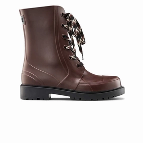 Weekend Trek Comfort Lining Trail Exploration Cougar - Women's Madrid Rain Boots (MADRID-OXBLOOD)