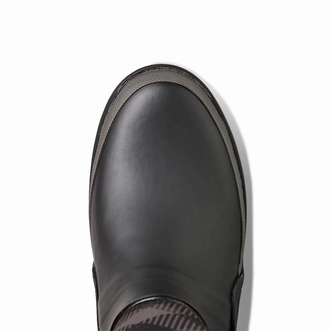 Bold Red Rugged Style Cougar - Women's Richmond Rain Boots (RICHMOND-BLKPLD)