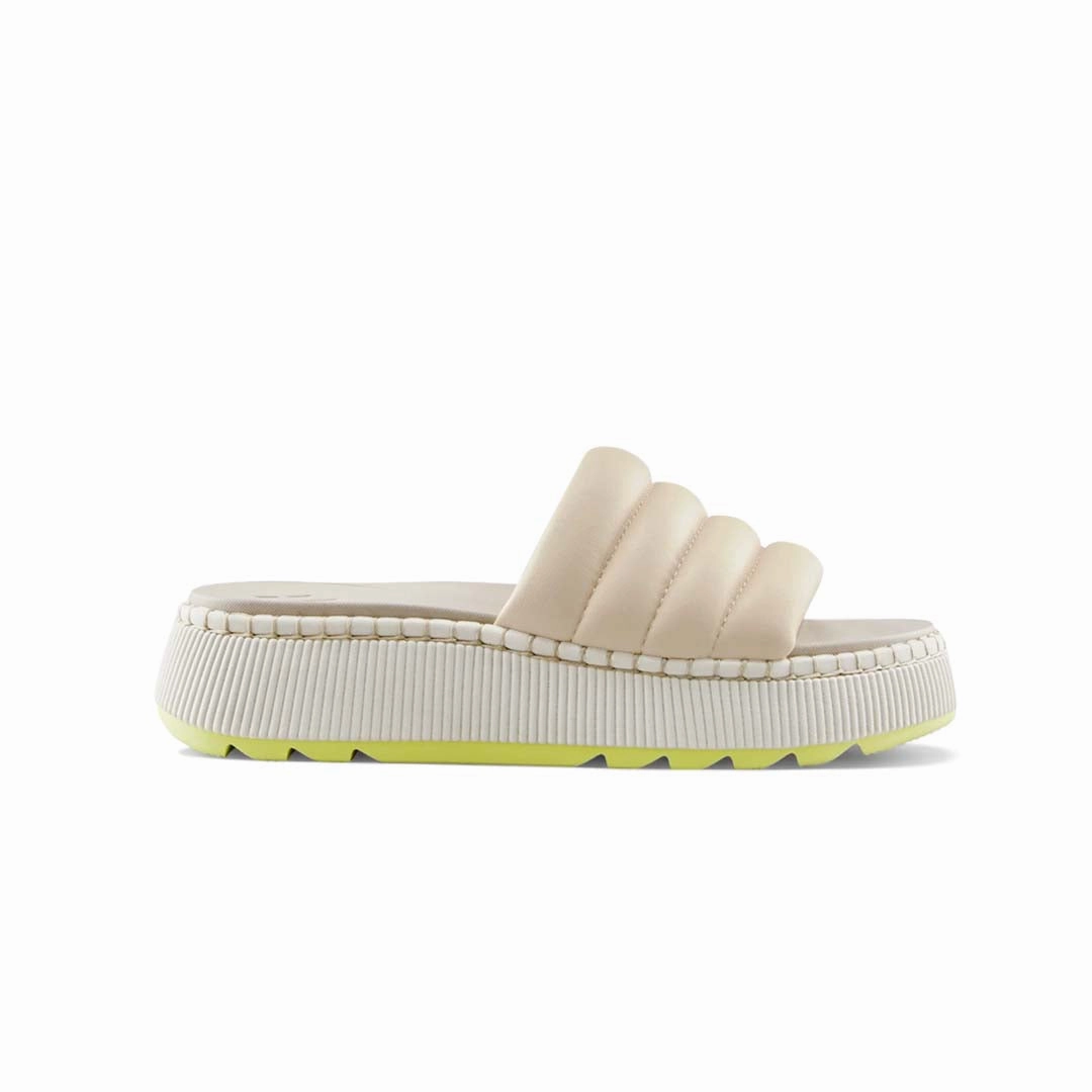 Joint Ease Outdoor Ready Cougar - Women's Soprato Luxmotion Leather Water-Repellent Sandals (SOPRATO-OYSTER)