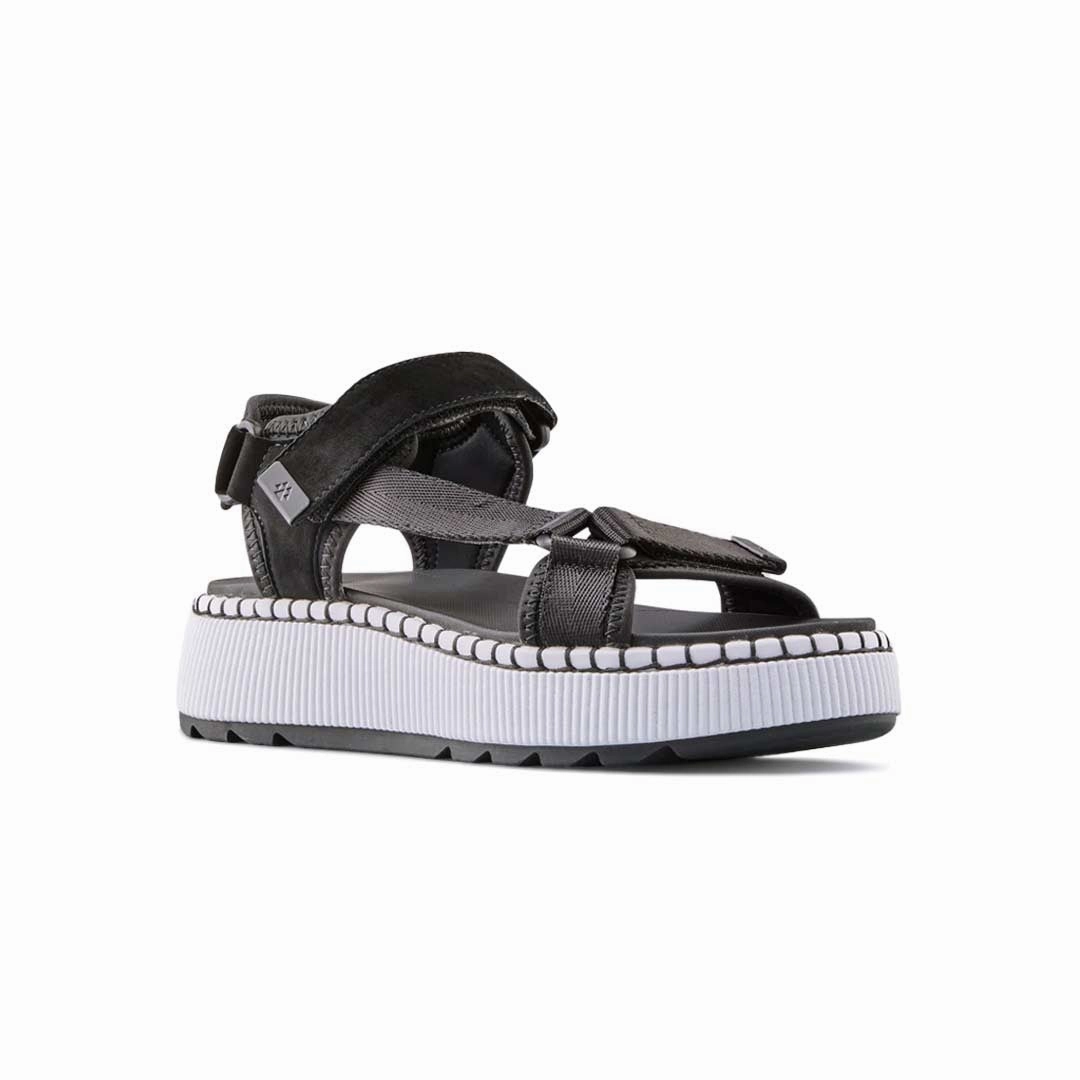 Step Easy Cougar - Women's Spray Luxmotion Nylon & Suede Water Friendly Sandals (SPRAY-BLK)