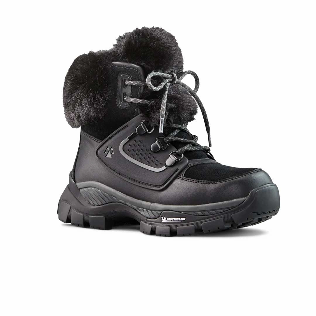 Free Spirit Comfort Laces Cougar - Women's Union Waterproof Winter Boots (UNION-BLK)