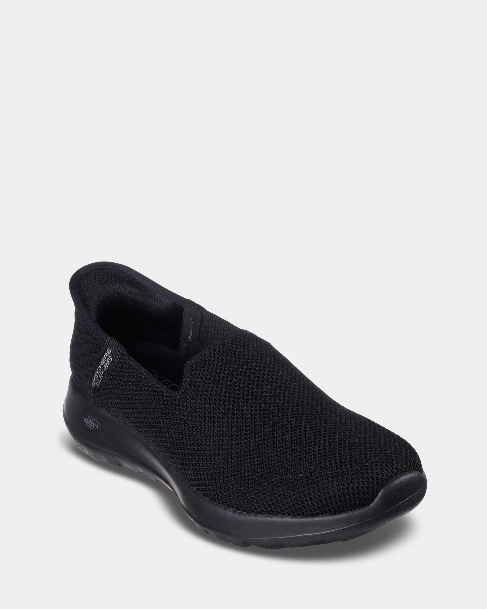 Heel Stability honeycomb - cushion shoes Go Walk Joy Slip In Black/Black