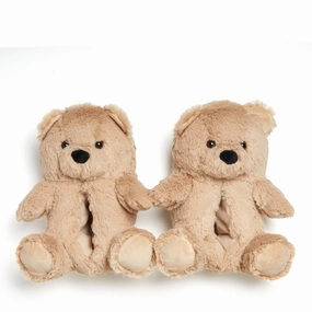 Light sandals Cozyfoams Women's Overstuffed Bear Closed Back Slipper