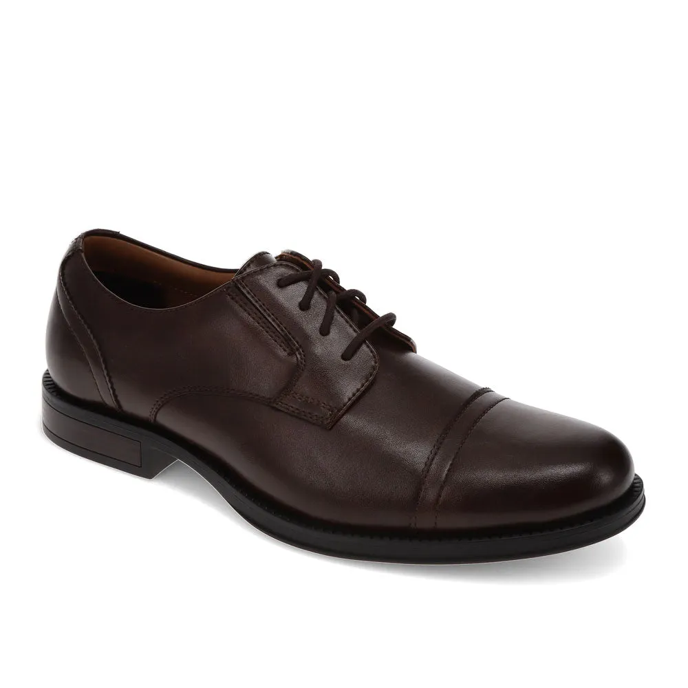 Glossy Layer Corporate Day Classic Edge Dress Code Fit Dockers Mens Garfield Dress Cap Toe Oxford Shoe - Wide Widths Available
