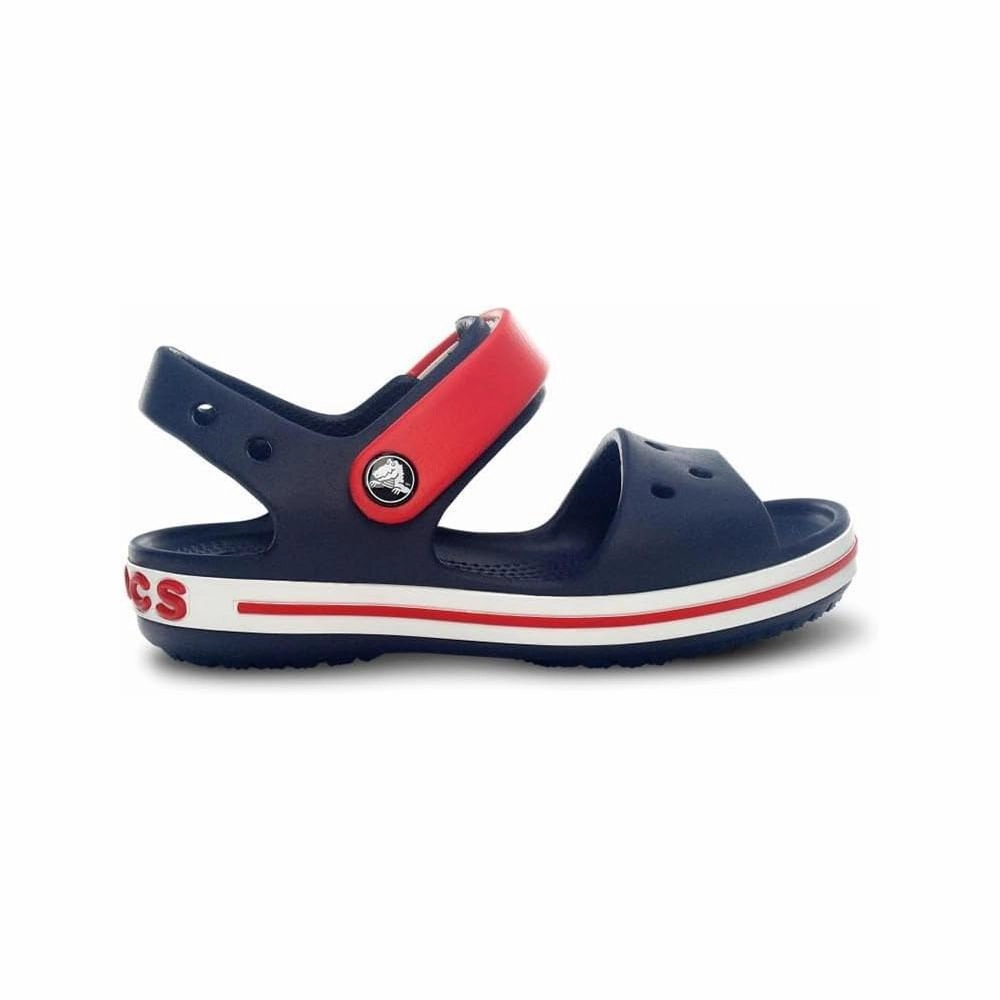 Crocs Kids Crocband Sandal - Navy/Red Travel Glam Soft Flexible