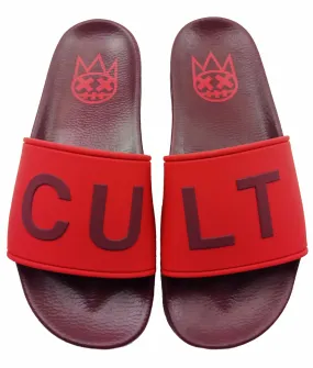 CULT SLIDE IN BEET RED Versatile Comfort Fashion Flip-flops