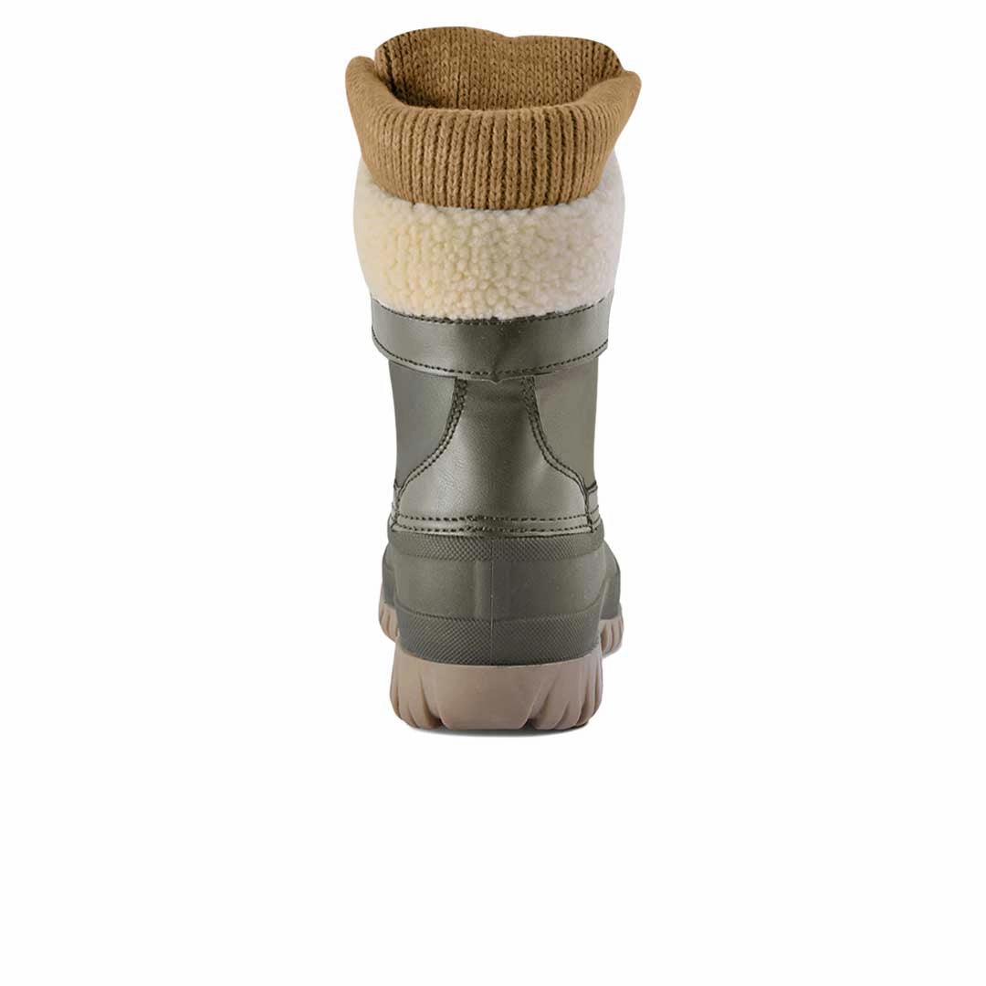 Reliable Fit Stable Support Rough Terrain Cougar - Women's Creek Nylon Winter Boots (CREEK-DKOLV)