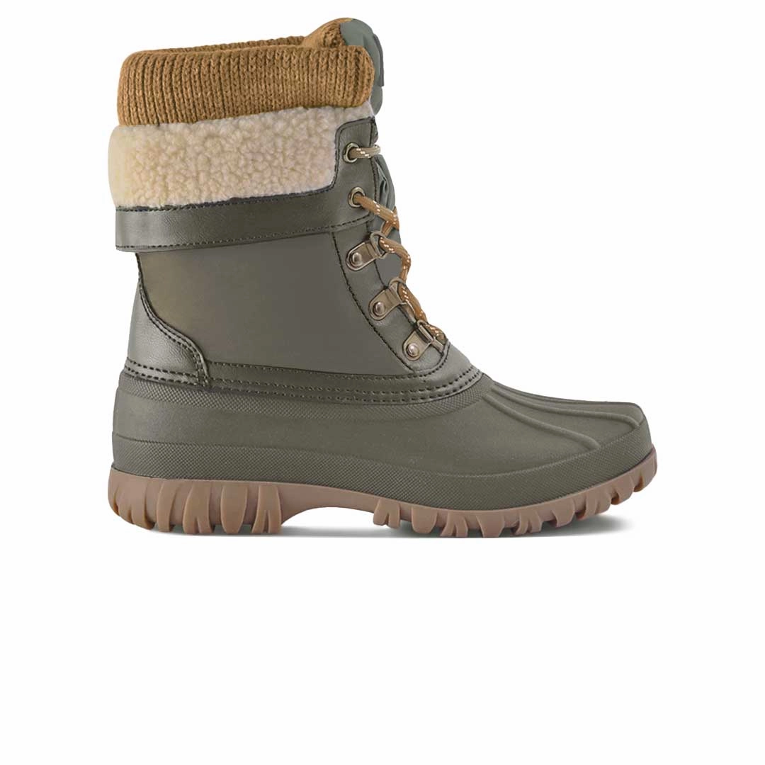 Cougar - Women's Creek Nylon Winter Boots (CREEK-DKOLV) Low Profile Weekend Camping