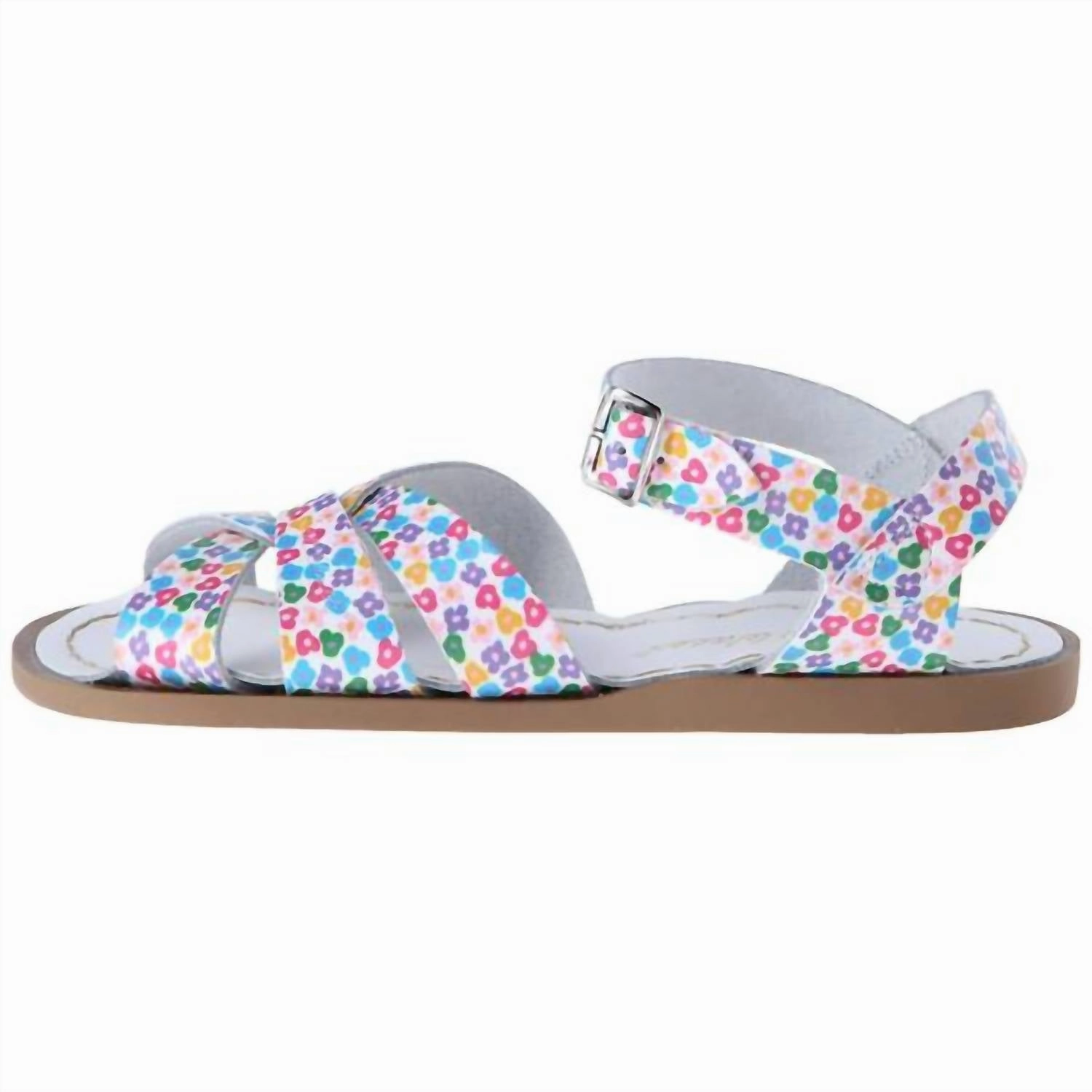 Daily Basic Toddler Girl's Floral Sandal In White