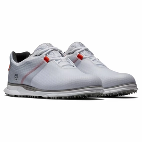 Footjoy Pro|SL 53853-M090 Sneakers Men's  Gray Spikeless Golf Shoes RHS4668 Short distance speed