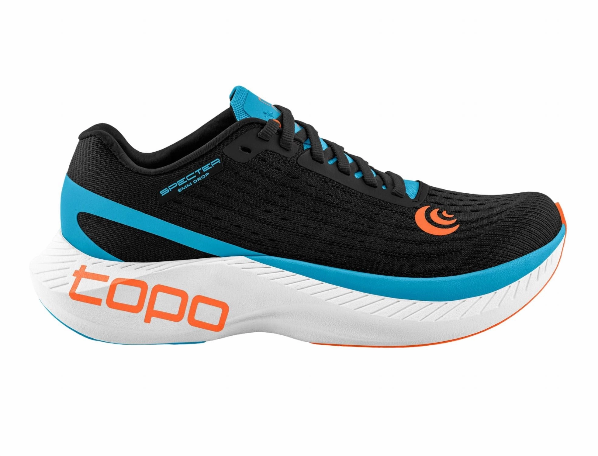 Men's Specter Running Shoes - Medium Width In Black/blue impact - resistant midsole shoes hot - weather running gear