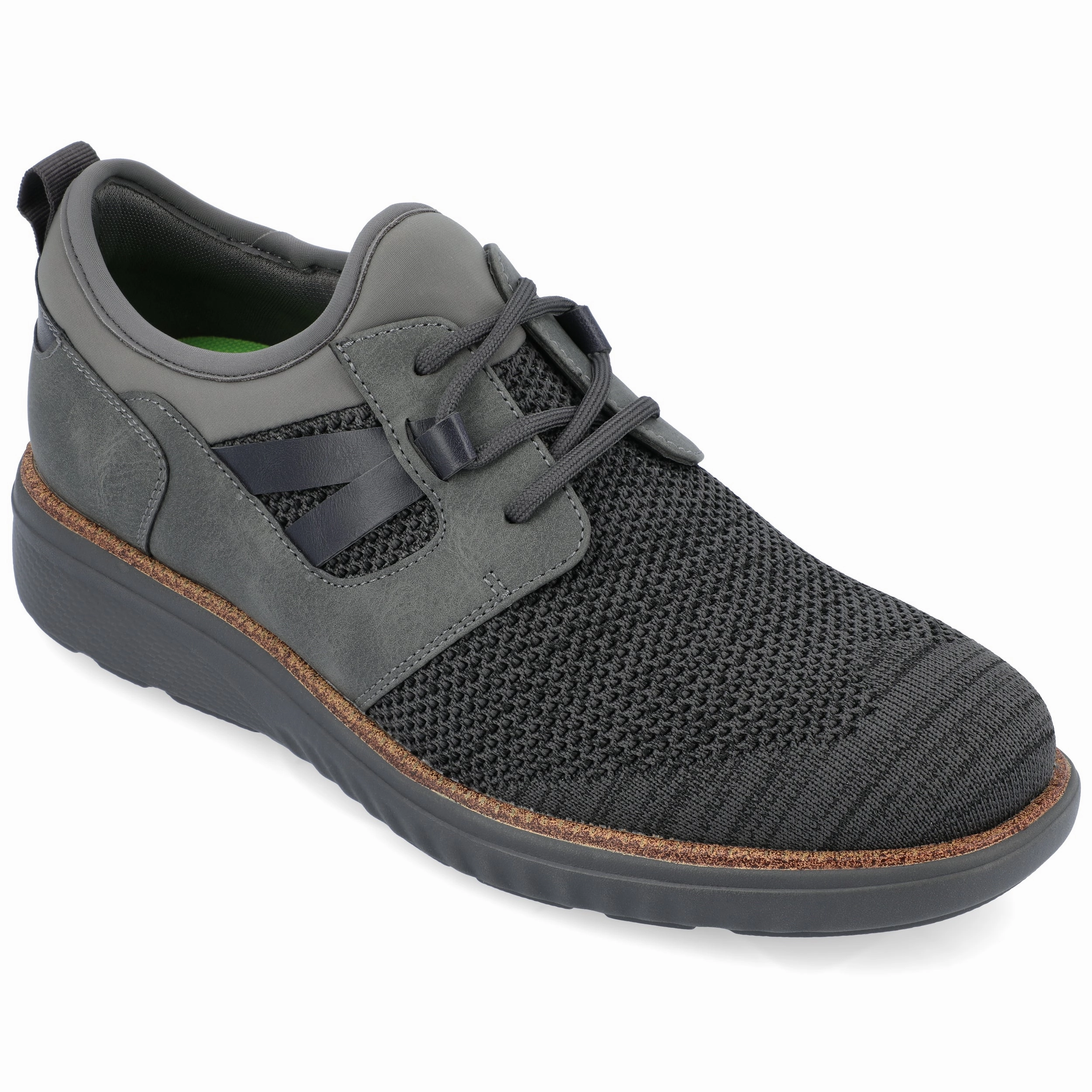 Vance Co. Claxton Knit Sneaker suede - finish - design shoes patterned shoes