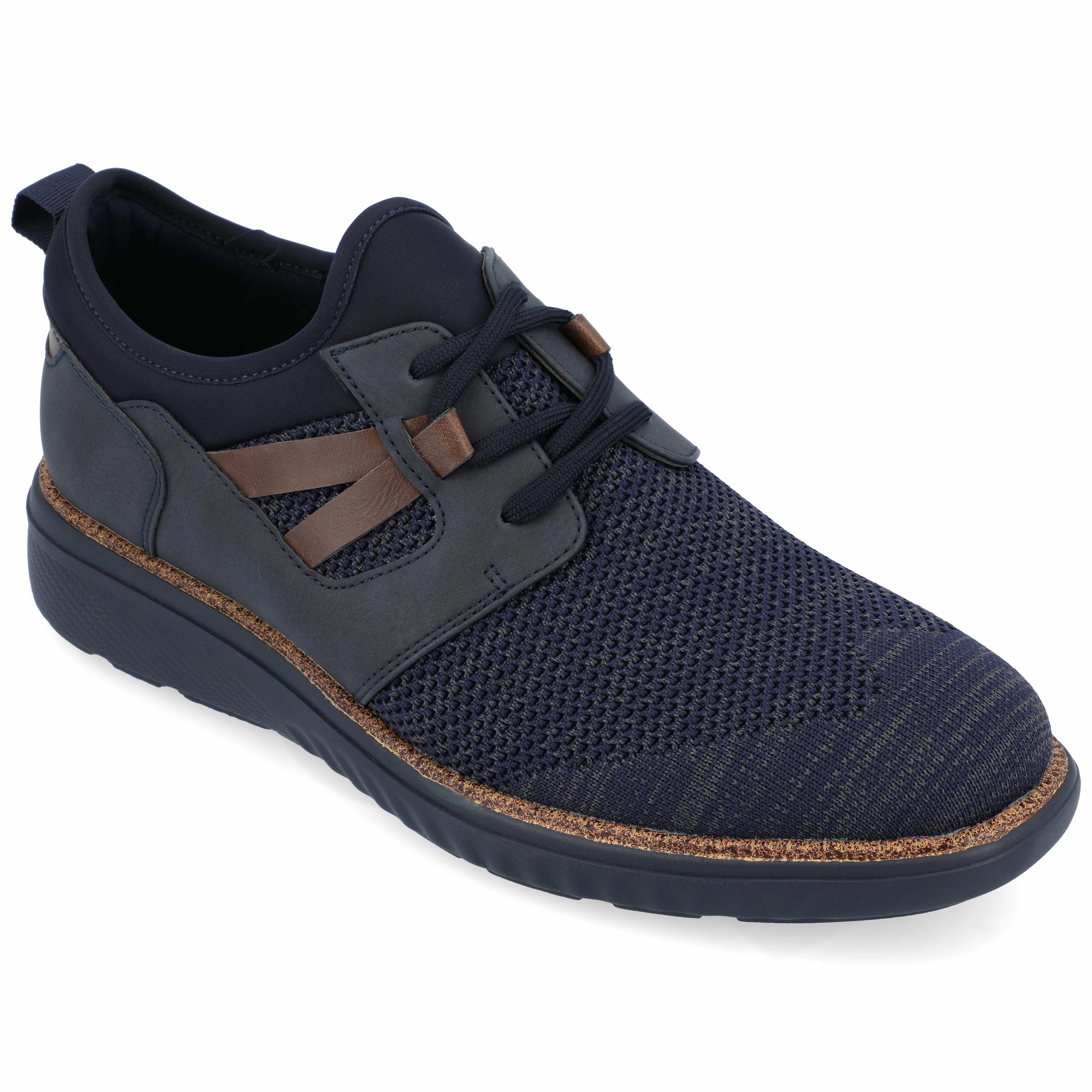 Shock   Absorbing Half - size down Vance Co. Claxton Knit Sneaker