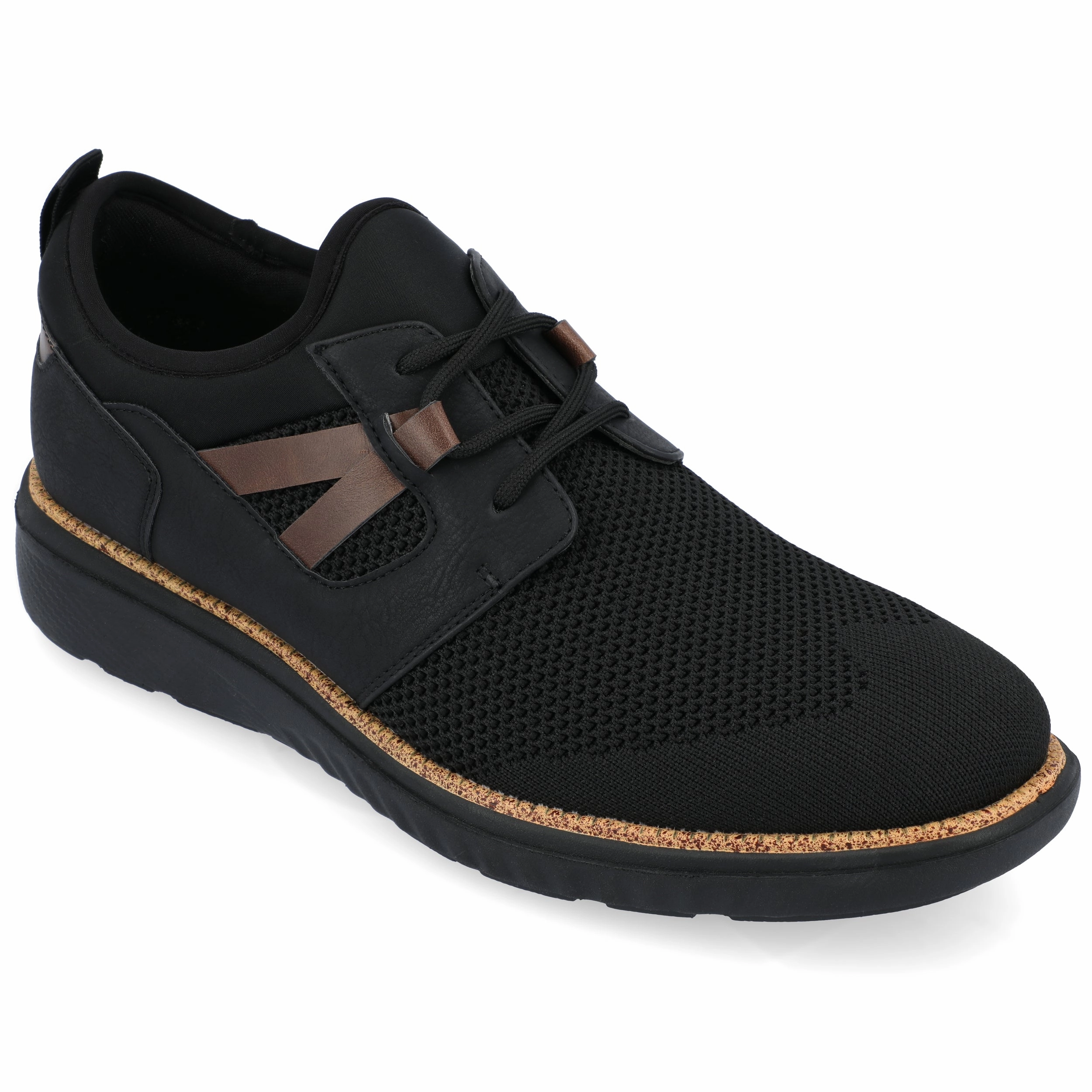 Vance Co. Claxton Knit Sneaker ankle - support running wear hybrid - material shoes