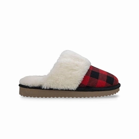 Dakota Fleece - Women's Fleece Slipper (SLF5140ADF RED) Outdoor Relaxation Shoes