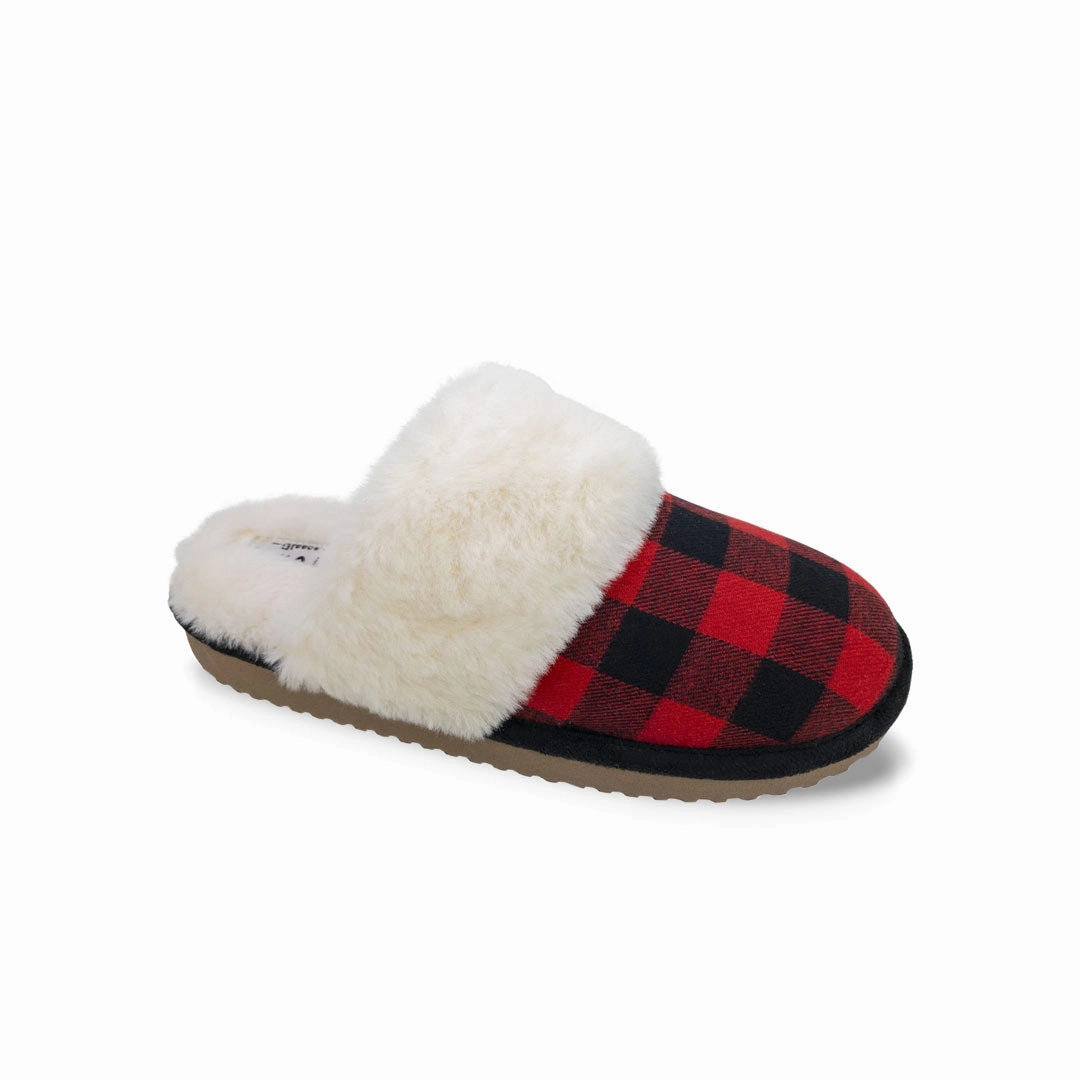 Dakota Fleece - Women's Fleece Slipper (SLF5140ADF RED) Footwear for Summer